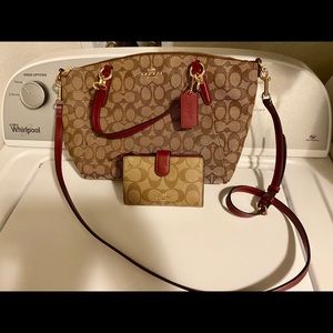 FINAL-COACH PURSE & WALLET—BRAND NEW-MATCHING